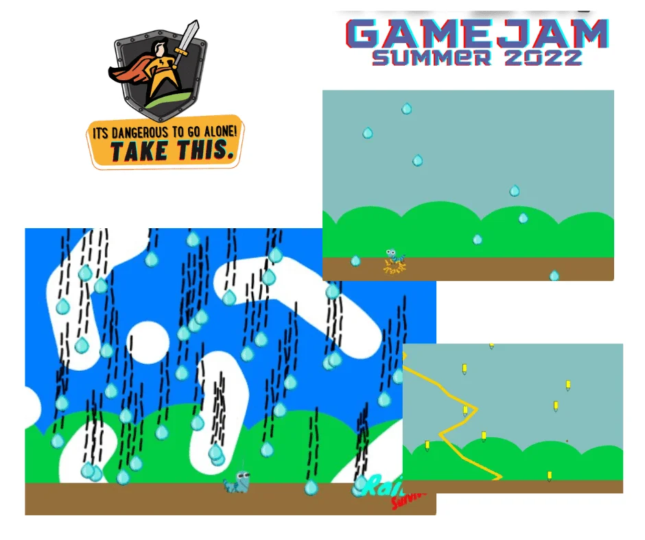 Game Jam 2022 - It's Dangerous To Go Alone, Take This" Day 1 picture