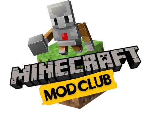 Minecraft Mod Club logo, learning to code online in Minecraft